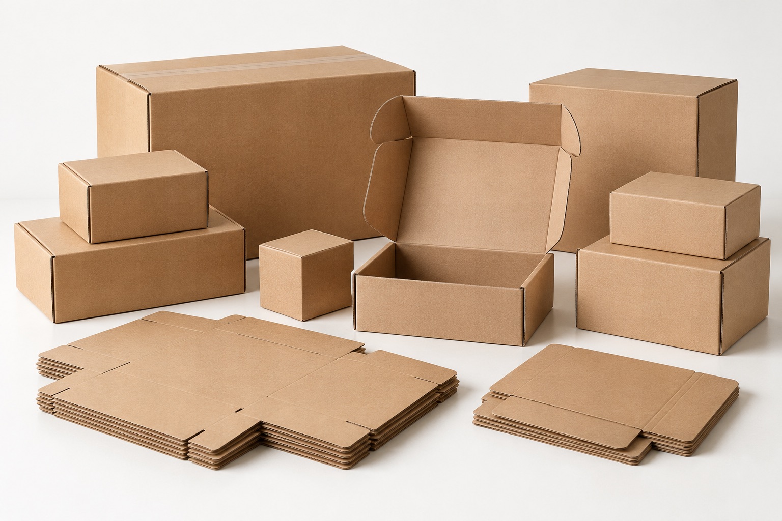 Illustrative packaging photo of industrial cartons